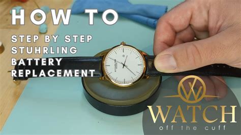 do stuhrling watches have batteries